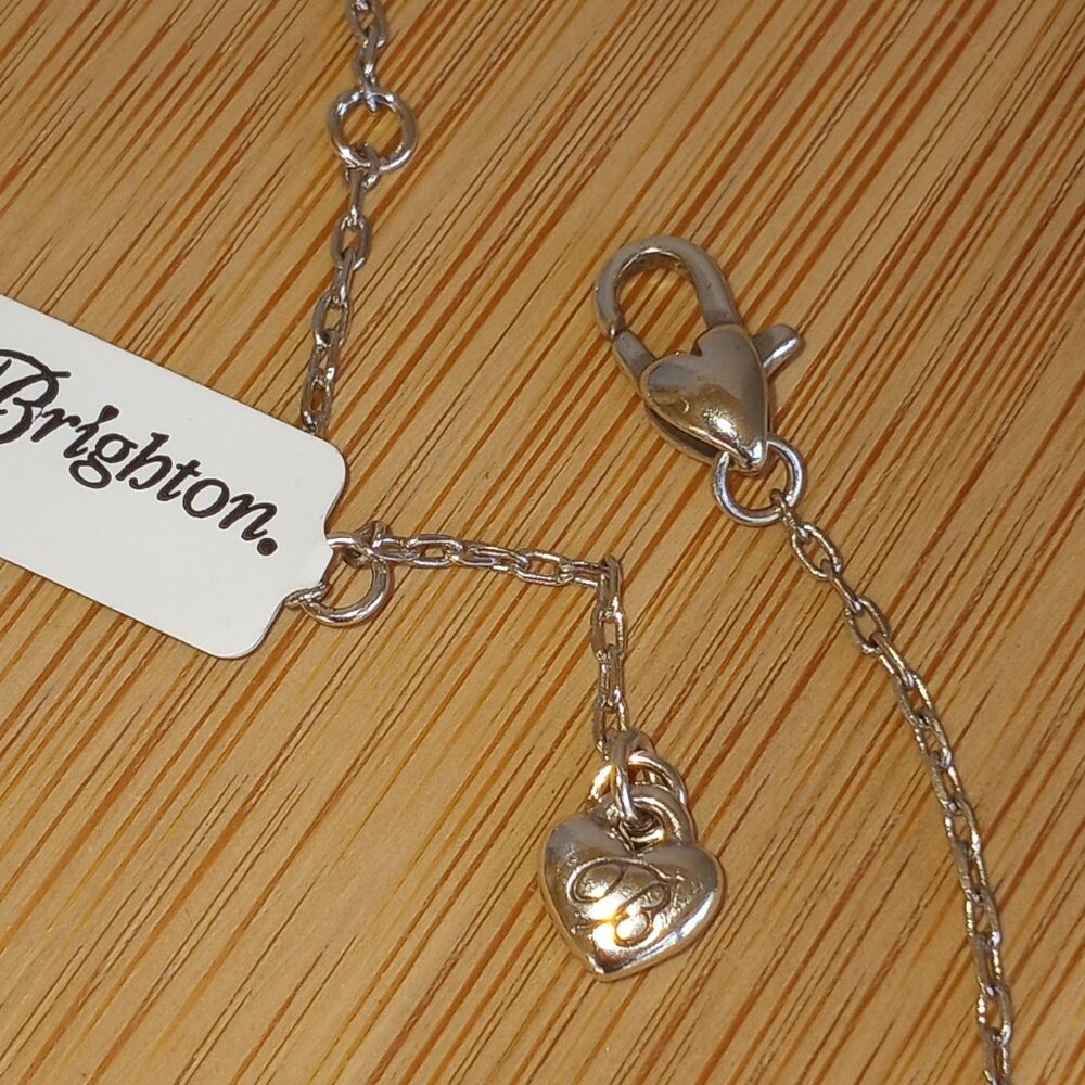 Brighton Spectrum heart necklace with ruby red bar - Picture 11 of 12